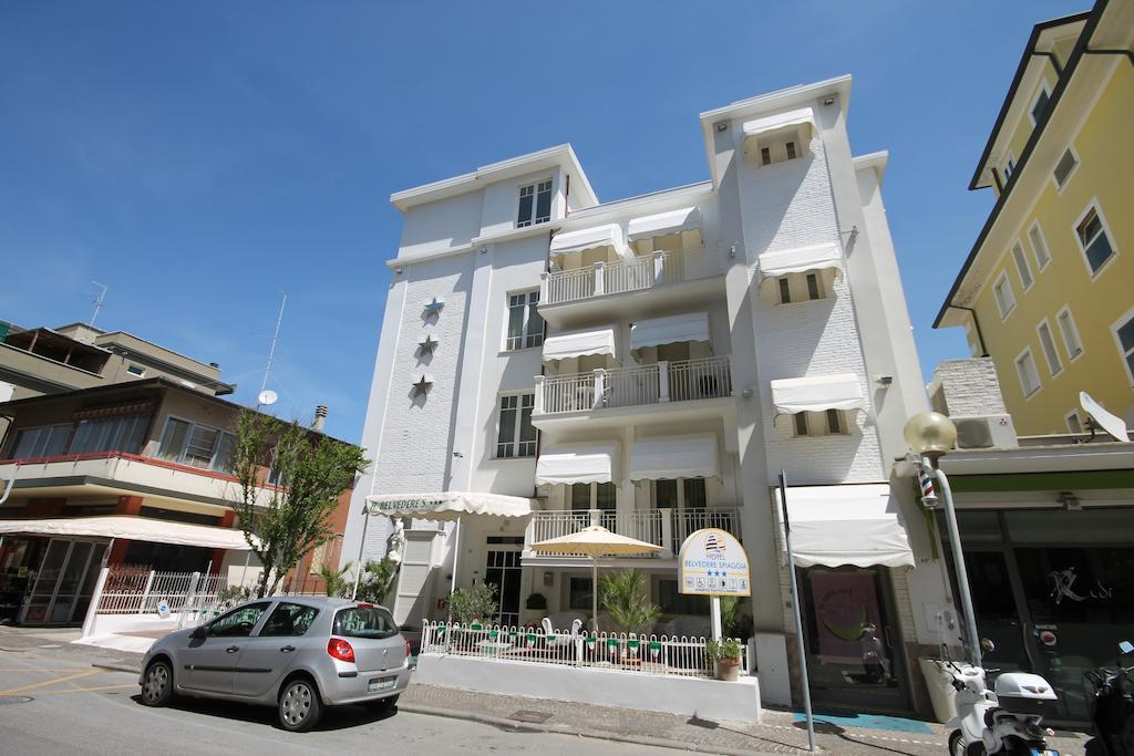 Hotel Belvedere Spiaggia Rimini Dış mekan fotoğraf